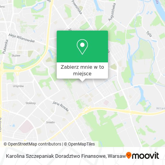 Mapa Karolina Szczepaniak Doradztwo Finansowe