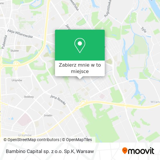 Mapa Bambino Capital sp. z o.o. Sp.K