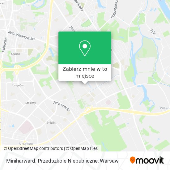 Mapa Miniharward. Przedszkole Niepubliczne