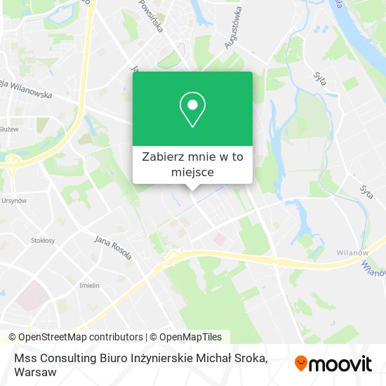 Mapa Mss Consulting Biuro Inżynierskie Michał Sroka