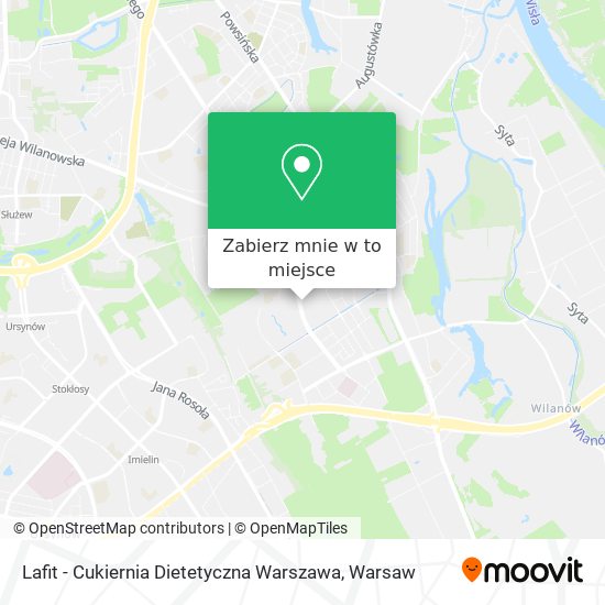 Mapa Lafit - Cukiernia Dietetyczna Warszawa