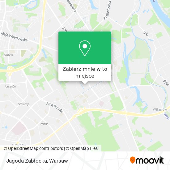 Mapa Jagoda Zabłocka