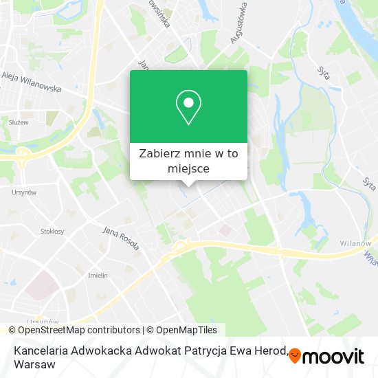 Mapa Kancelaria Adwokacka Adwokat Patrycja Ewa Herod