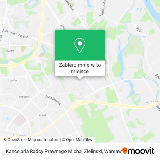 Mapa Kancelaria Radcy Prawnego Michał Zieliński