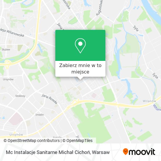 Mapa Mc Instalacje Sanitarne Michał Cichoń