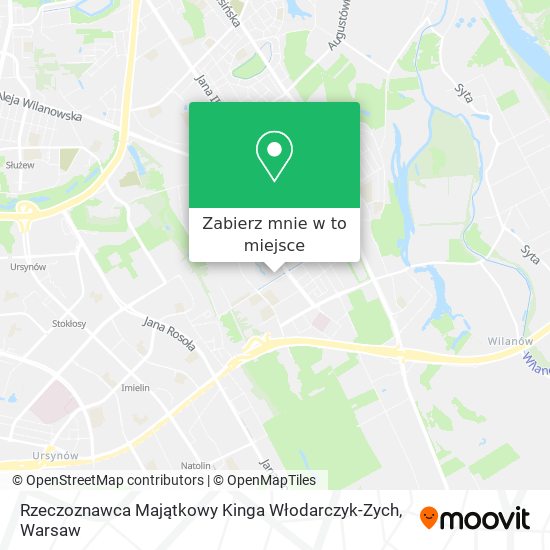 Mapa Rzeczoznawca Majątkowy Kinga Włodarczyk-Zych