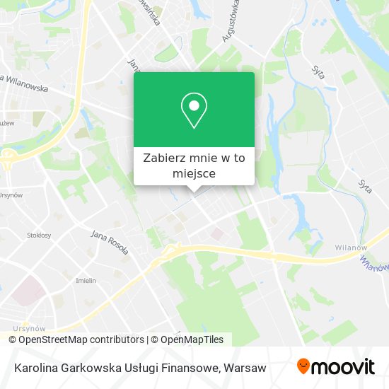 Mapa Karolina Garkowska Usługi Finansowe