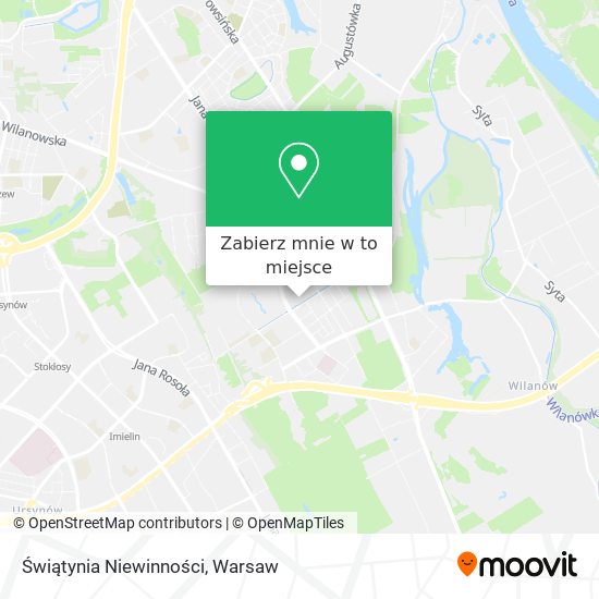 Mapa Świątynia Niewinności