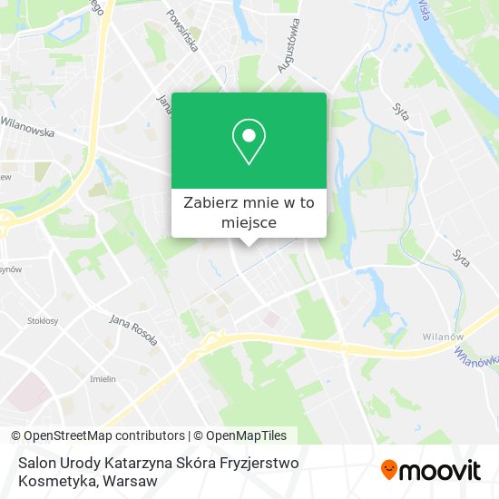 Mapa Salon Urody Katarzyna Skóra Fryzjerstwo Kosmetyka