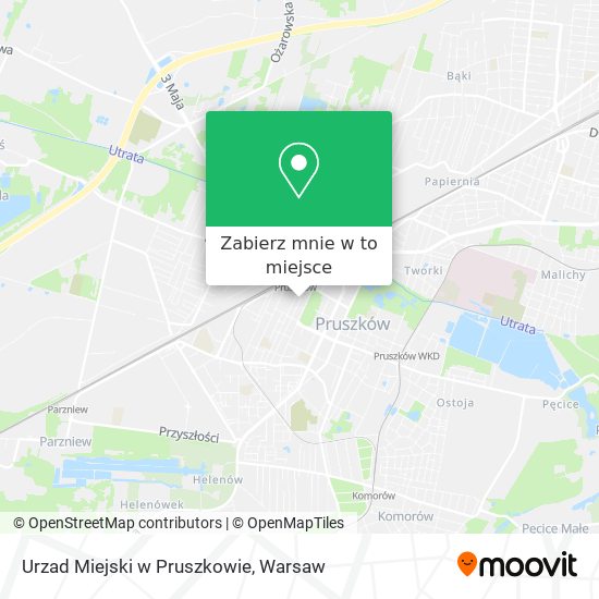 Mapa Urzad Miejski w Pruszkowie