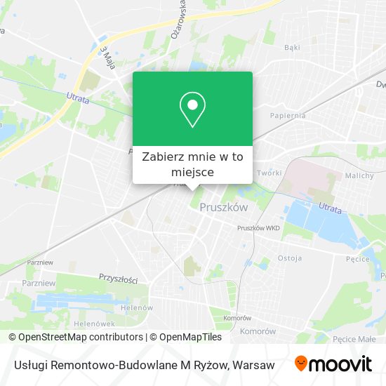 Mapa Usługi Remontowo-Budowlane M Ryżow