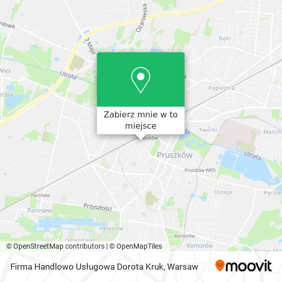 Mapa Firma Handlowo Usługowa Dorota Kruk