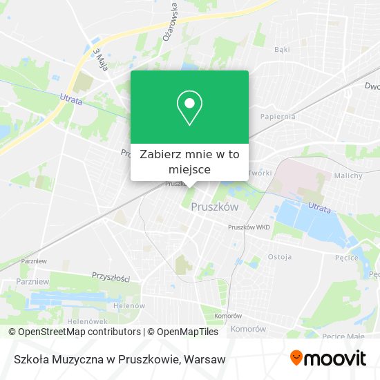 Mapa Szkoła Muzyczna w Pruszkowie