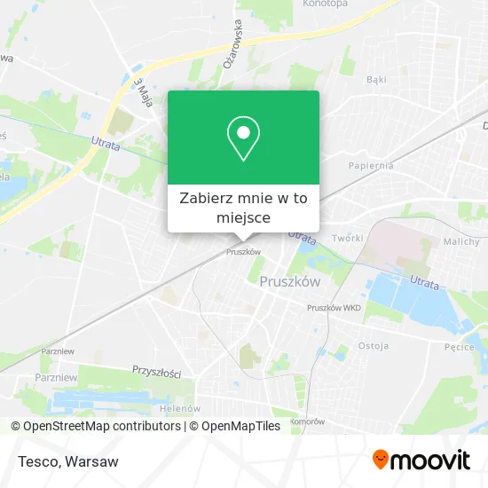 Mapa Tesco