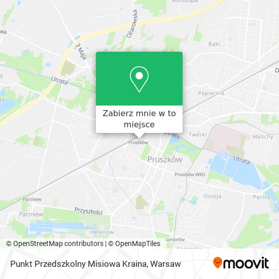 Mapa Punkt Przedszkolny Misiowa Kraina