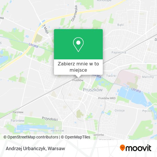 Mapa Andrzej Urbańczyk