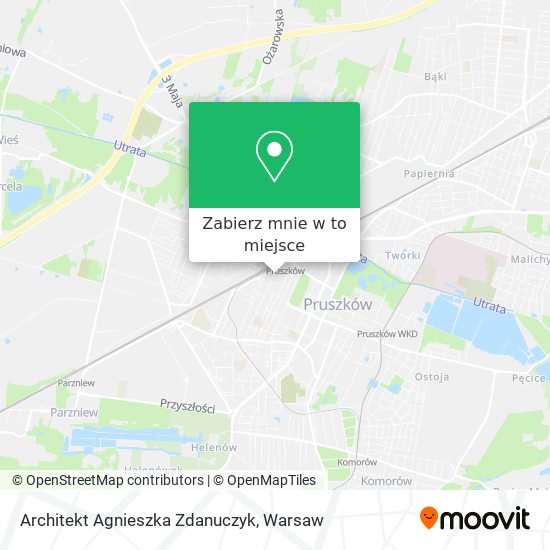 Mapa Architekt Agnieszka Zdanuczyk