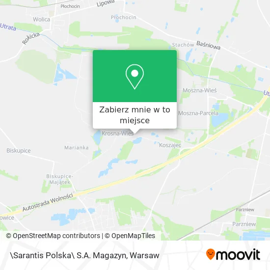 Mapa \Sarantis Polska\ S.A. Magazyn