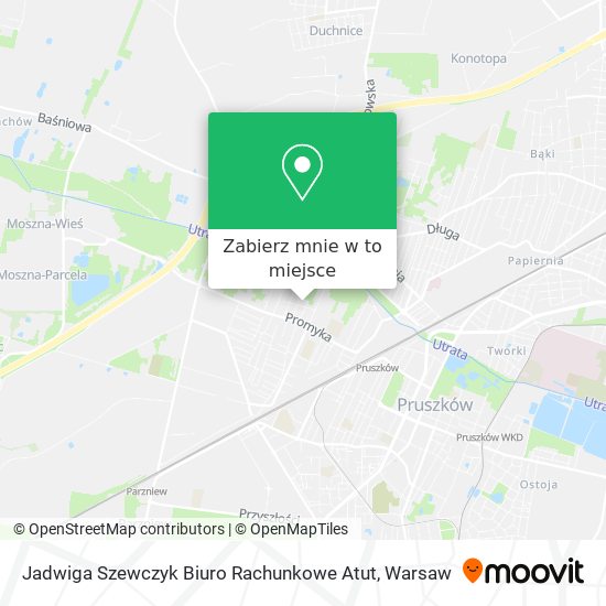 Mapa Jadwiga Szewczyk Biuro Rachunkowe Atut