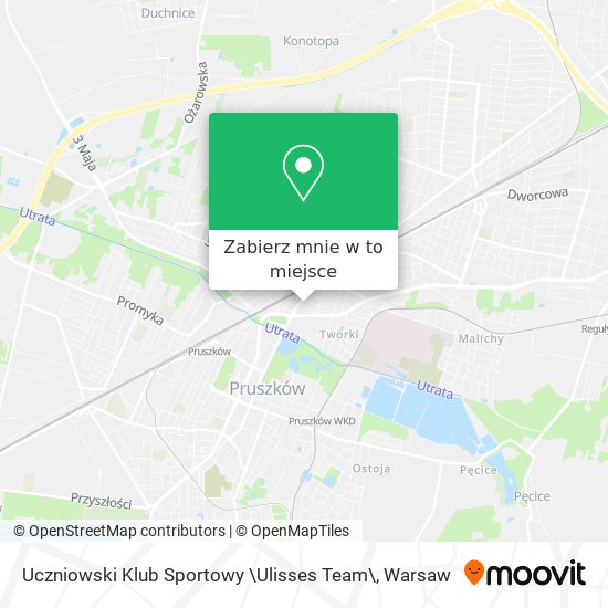 Mapa Uczniowski Klub Sportowy \Ulisses Team\