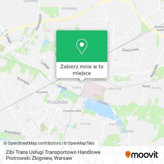 Mapa Zibi Trans Usługi Transportowo Handlowe Piotrowski Zbigniew