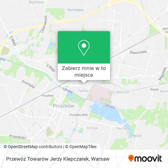 Mapa Przewóz Towarów Jerzy Klepczarek