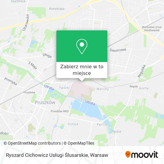 Mapa Ryszard Cichowicz Usługi Ślusarskie