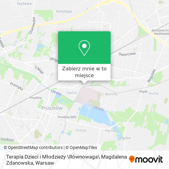 Mapa Terapia Dzieci i Młodzieży \Równowaga\ Magdalena Zdanowska