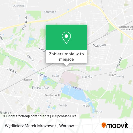 Mapa Wędliniarz Marek Mrozowski