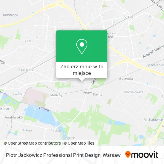 Mapa Piotr Jackowicz Professional Print Design