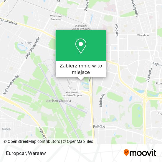 Mapa Europcar