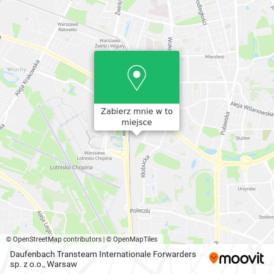 Mapa Daufenbach Transteam Internationale Forwarders sp. z o.o.