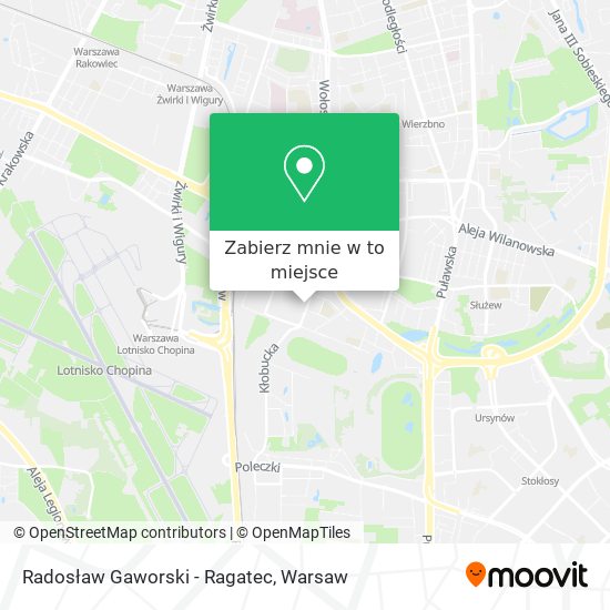 Mapa Radosław Gaworski - Ragatec