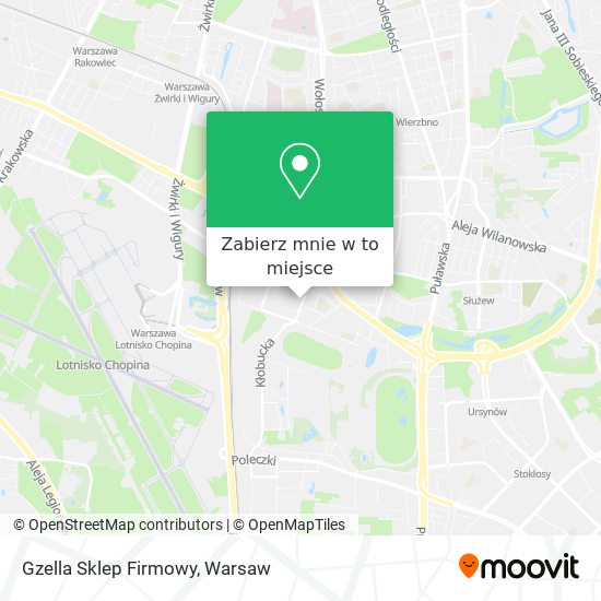 Mapa Gzella Sklep Firmowy