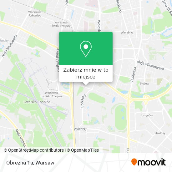 Mapa Obreżna 1a