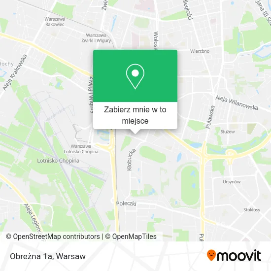 Mapa Obreżna 1a