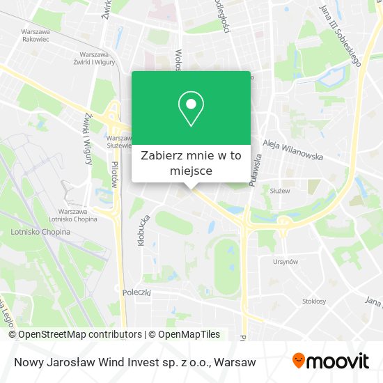 Mapa Nowy Jarosław Wind Invest sp. z o.o.