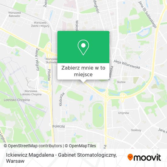 Mapa Ickiewicz Magdalena - Gabinet Stomatologiczny