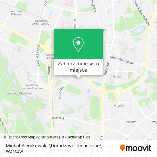 Mapa Michał Sierakowski \Doradztwo Techniczne\