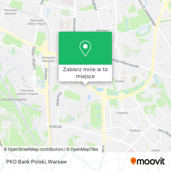 Mapa PKO Bank Polski