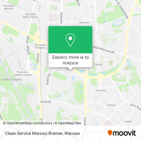 Mapa Clean Service Mariusz Bremer