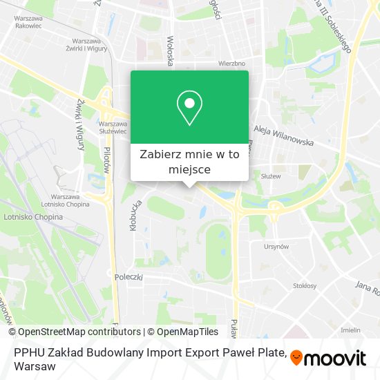 Mapa PPHU Zakład Budowlany Import Export Paweł Plate