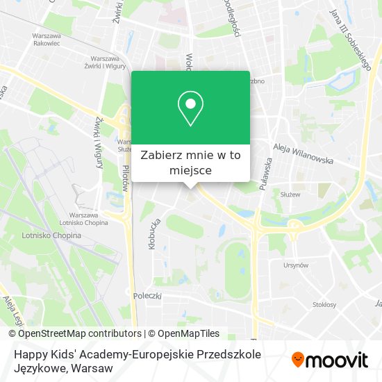 Mapa Happy Kids' Academy-Europejskie Przedszkole Językowe