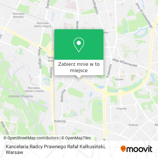 Mapa Kancelaria Radcy Prawnego Rafał Kałkusiński