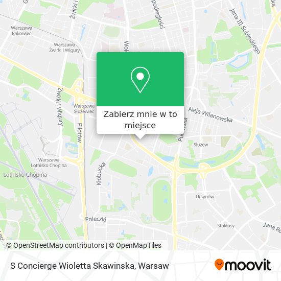 Mapa S Concierge Wioletta Skawinska