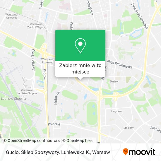 Mapa Gucio. Sklep Spozywczy. Luniewska K.