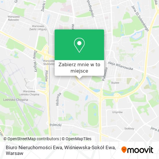 Mapa Biuro Nieruchomości Ewa, Wiśniewska-Sokół Ewa