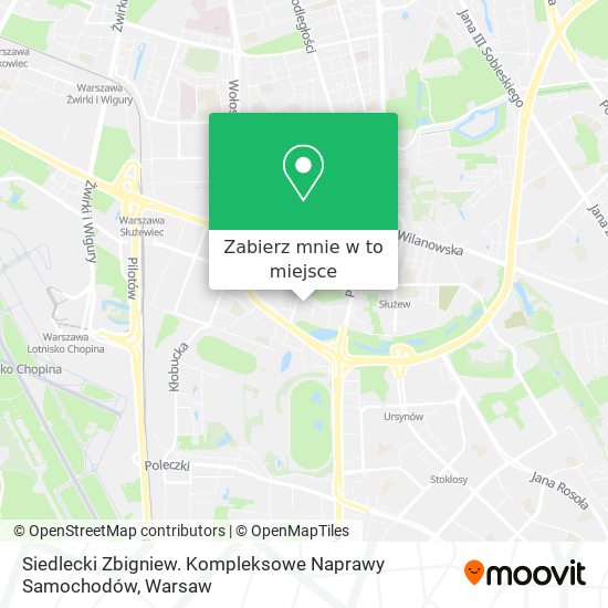 Mapa Siedlecki Zbigniew. Kompleksowe Naprawy Samochodów