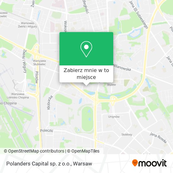 Mapa Polanders Capital sp. z o.o.