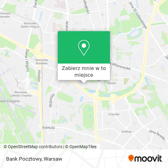 Mapa Bank Pocztowy